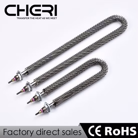 Oven Fin Finned Electric Industrial Cartridge Tube Wax Resistance Rod Pencil Tubular Element Stainless Steel Infrared Immersion Heater